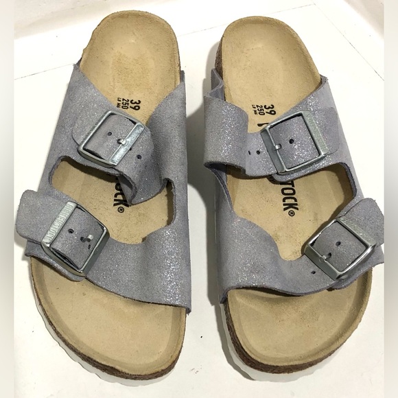 Birkenstock Women's Silver Sandals - Picture 2 of 10